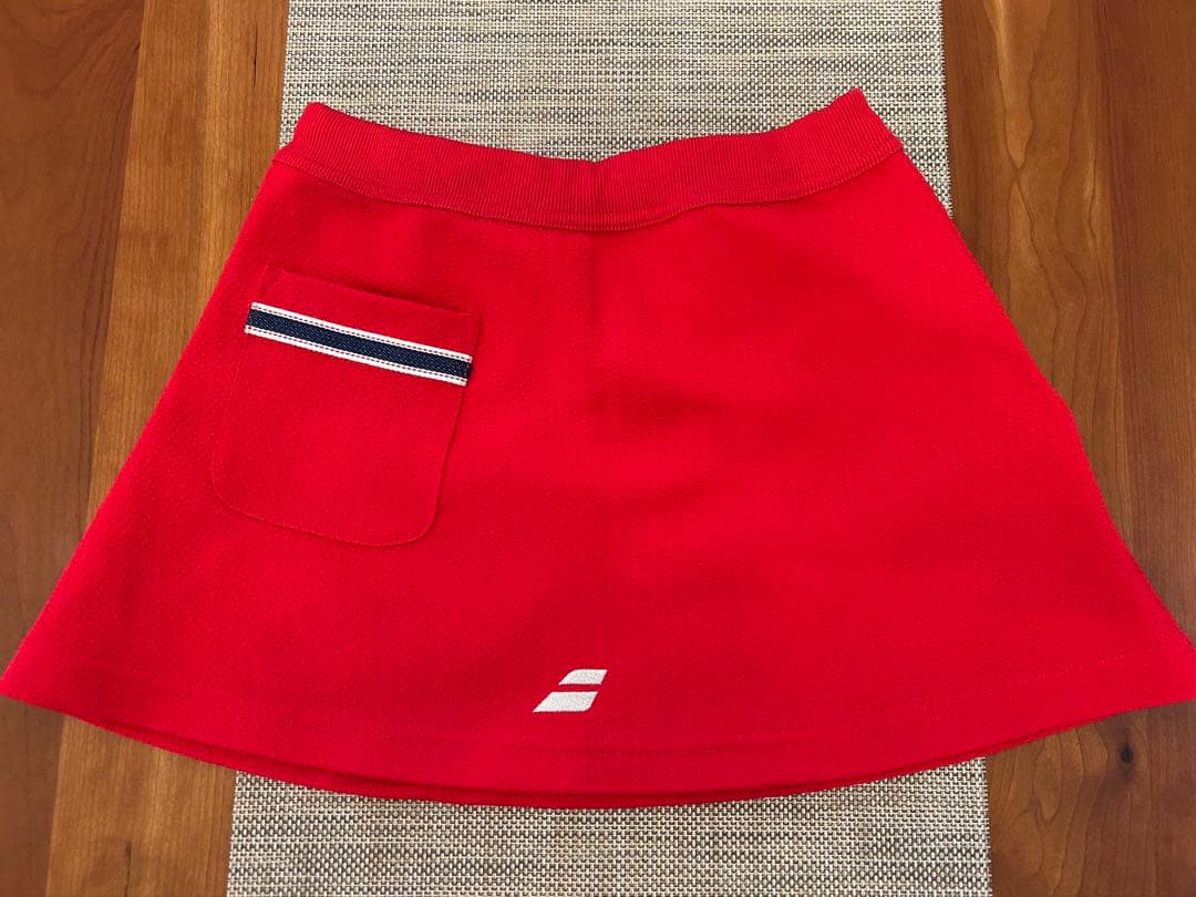 Babolat 赤 フード付きジャケット パンツ スカート セット
