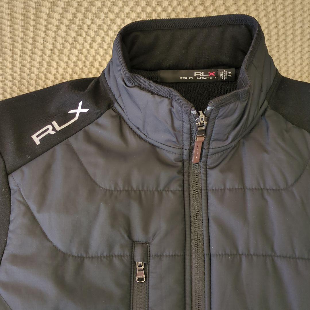 RLX ラルフローレン 中綿切替 ジップジャケット ブラック系 XS