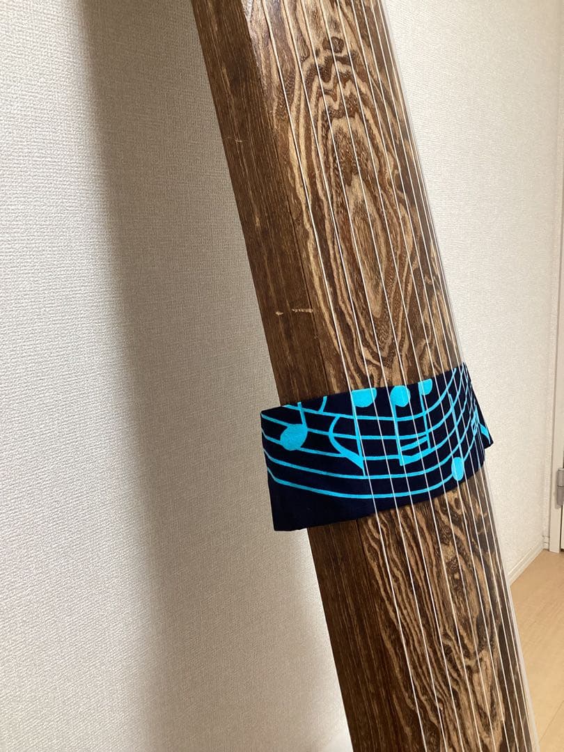 筝 13弦　綾杉彫り
