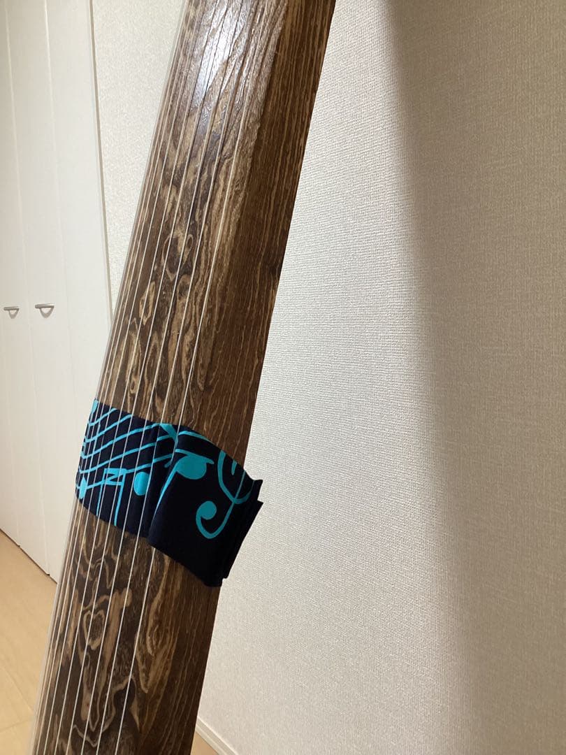筝 13弦　綾杉彫り
