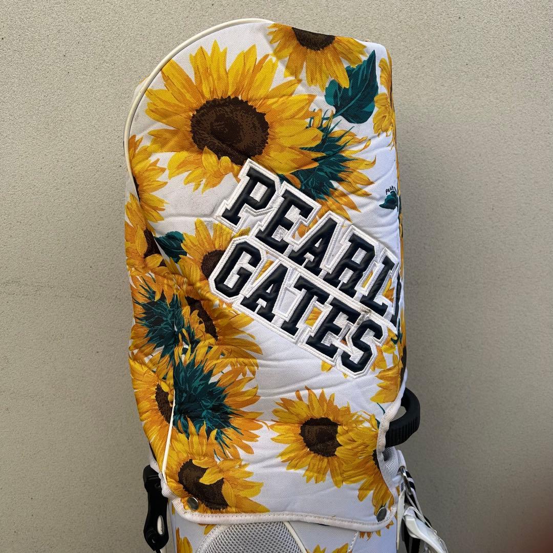 PEARLY GATES パーリーゲイツ キャディバッグ　ひまわり柄