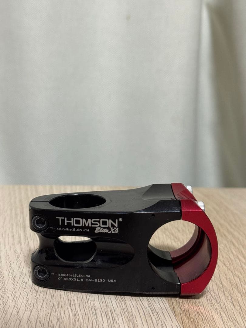 THOMSON Elite X4 ステム 31.8mm ブラック
