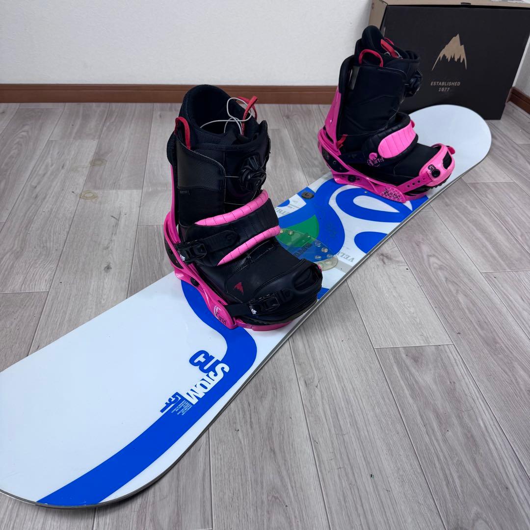 専用BURTON custom 151cm スノーボードセット