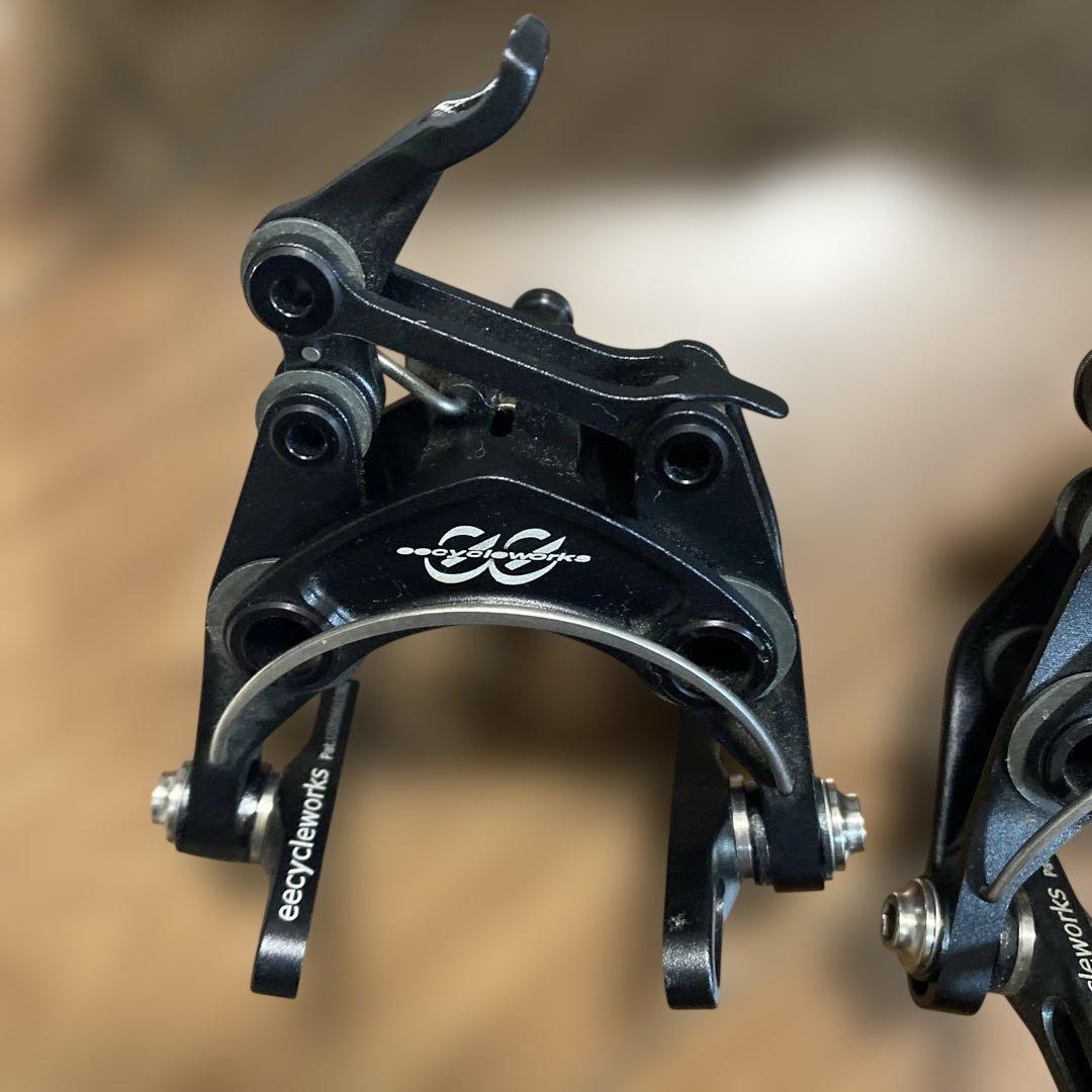 eebrake キャリパーブレーキ 黒 取り付け説明書付き