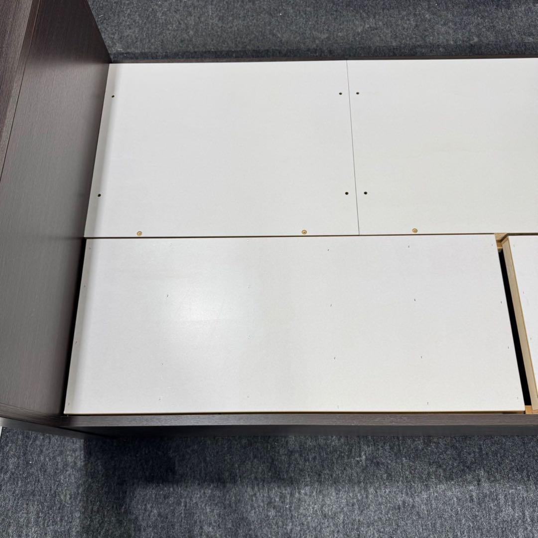 ニトリ シングル ベッドフレーム ジオチェスト 収納 格安 d5386
