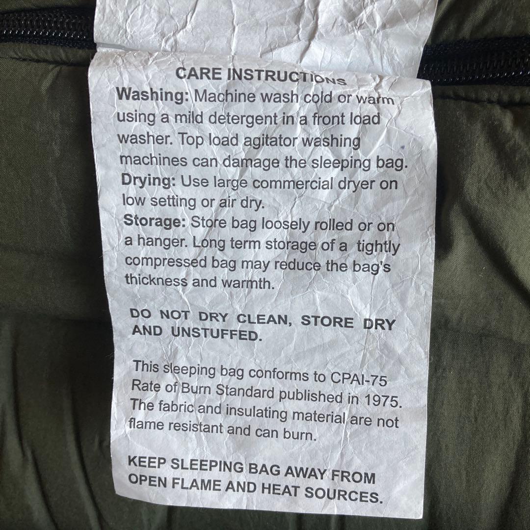 LLbean Burrito Sleeping Bag 寝袋