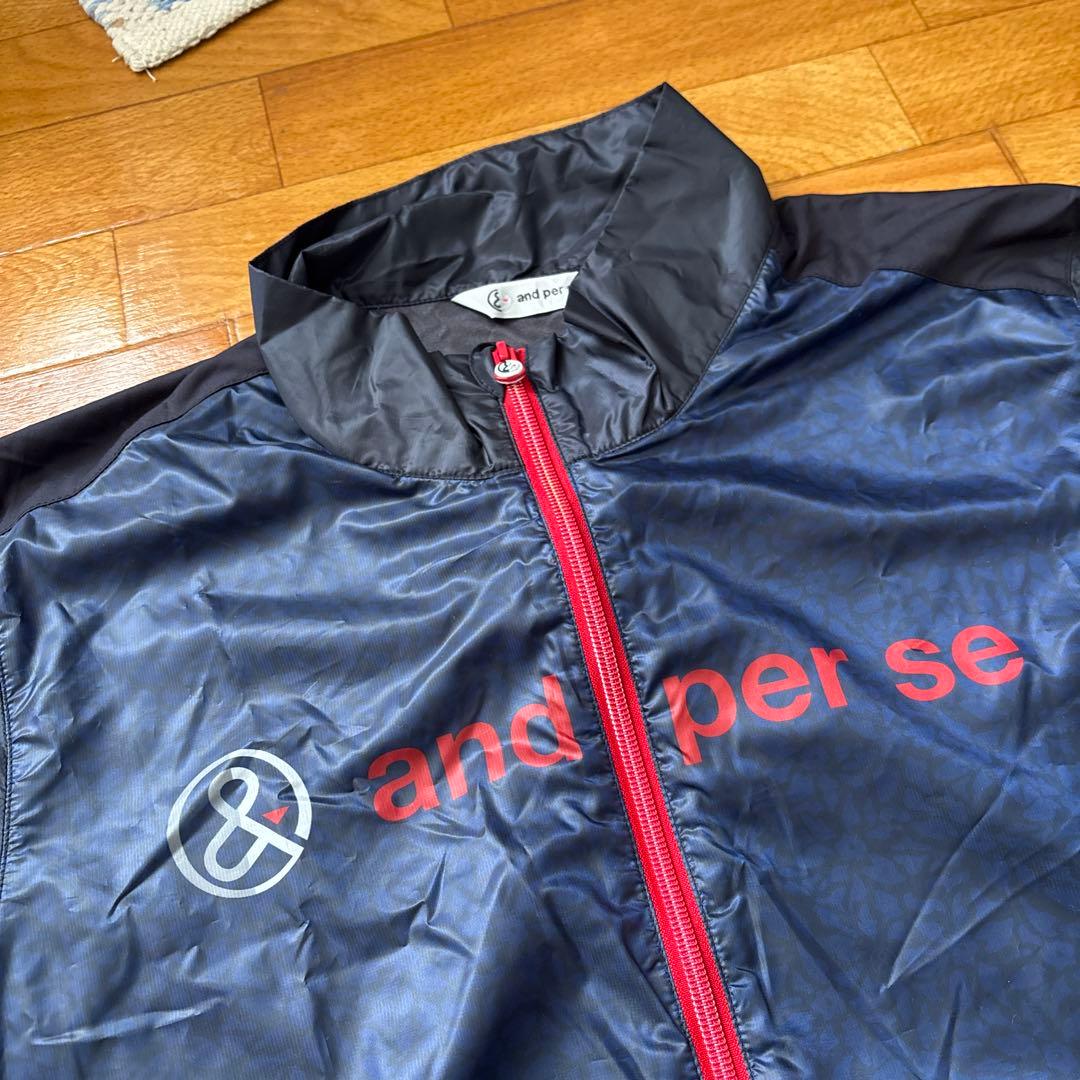 and per se アンパスィ 長袖フルジップジャケット ゴルフ