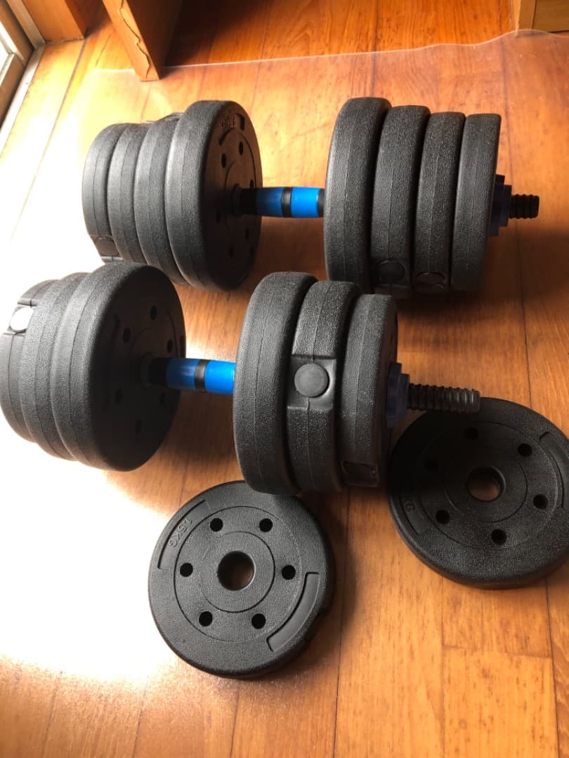 ダンベル 可変式 15kg×2個セット