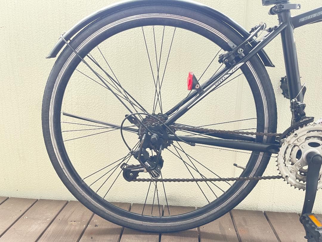 クロスバイクAMERICAN EAGLE　外装18段変速　black　引取専用