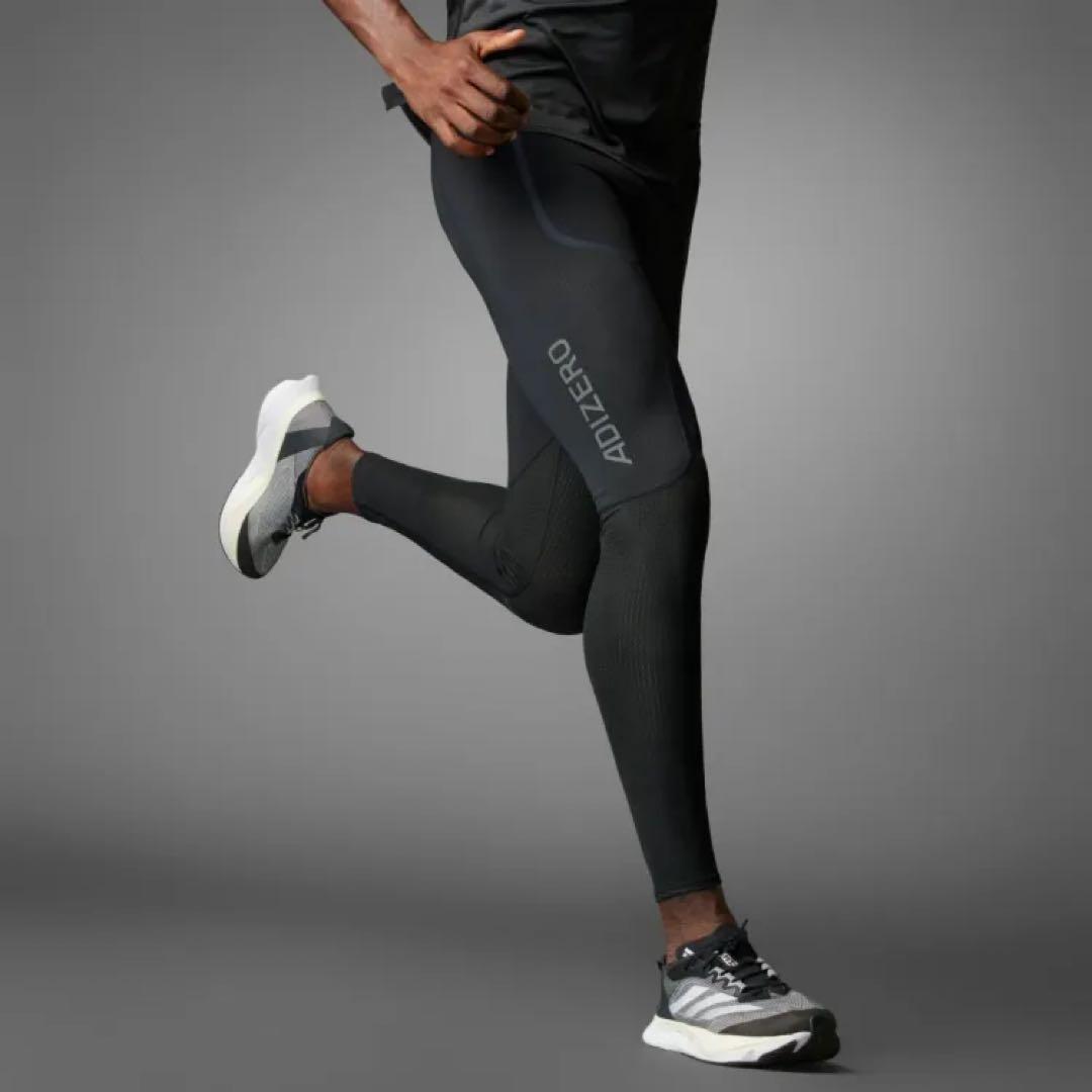 送料無料 新品adidas ADIZERO ランニング ロングレギンス 3XL