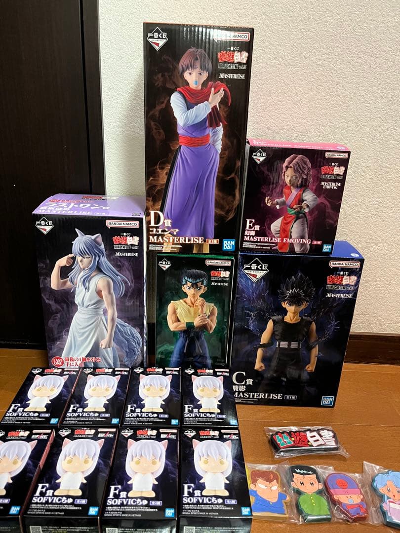 一番くじ 幽遊白書暗黒武術会編vol.3 A賞C賞D賞E賞ラストワン賞