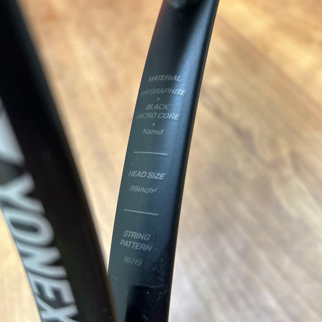 美品ヨネックス 硬式テニスラケット レグナ 98 REGNA 98 グリップ2
