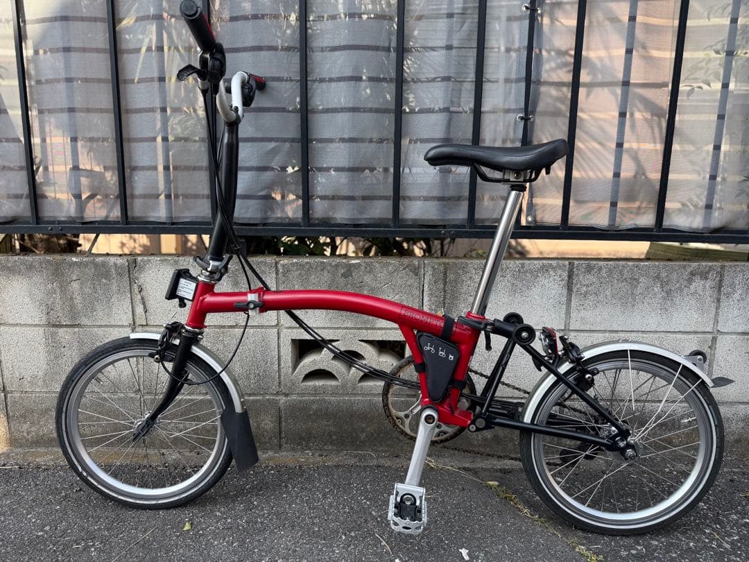 BROMPTON C Line Explore (M6L)ハウスレッドカスタム有