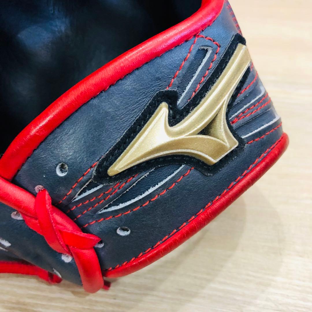 F242◽️MIZUNO◽️ミズノ　グローバルエリート　オーダーグローブ　刺繍有り