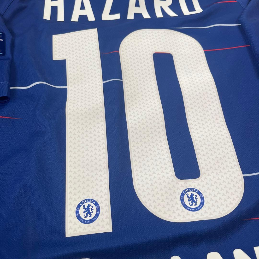 チェルシー 18-19 ホームユニフォーム アザール #10 EL決勝刺繍付き