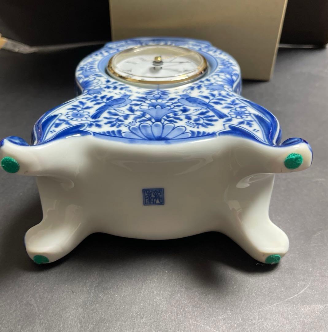 【動作確認済OK】龍峰釜 三洋陶器 置時計