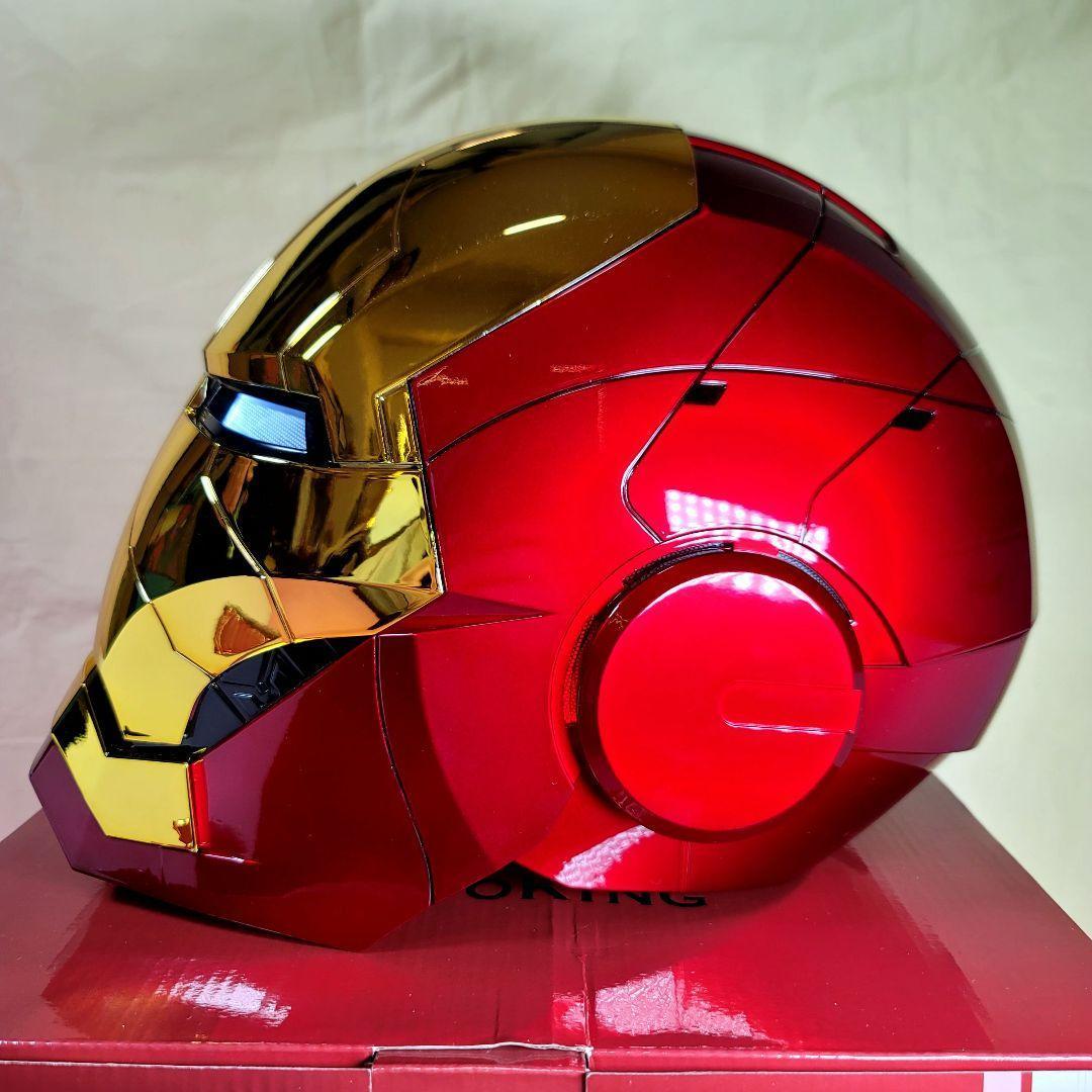 【アイアンマン】最新モデル 音声自動開閉マスク LED マーク5 ヘルメット