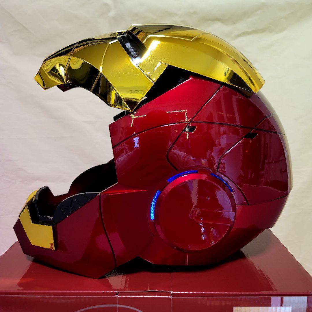 【アイアンマン】最新モデル 音声自動開閉マスク LED マーク5 ヘルメット