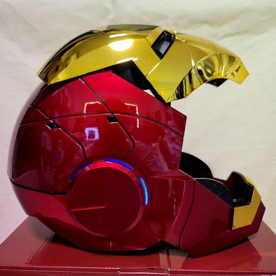 【アイアンマン】最新モデル 音声自動開閉マスク LED マーク5 ヘルメット