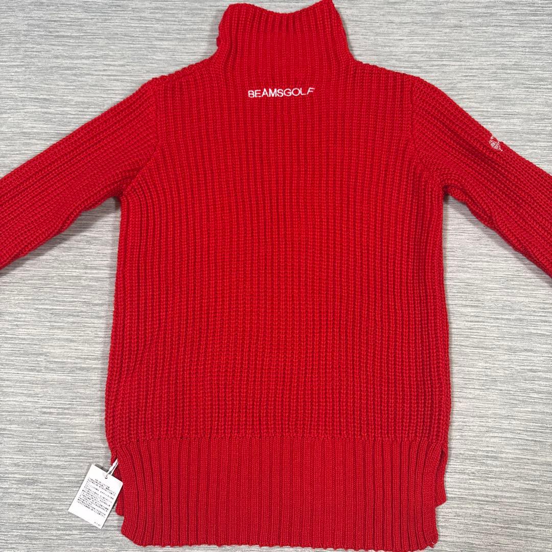 新品　BEAMS GOLF 長袖タートルネックセーター