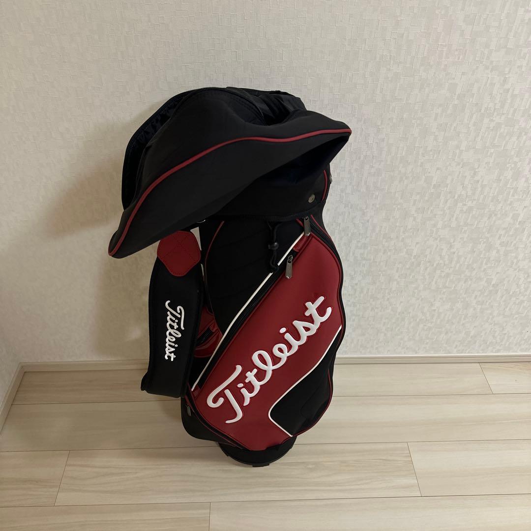 タイトリスト　キャディバッグ　アスパイヤ　赤　Titleist 美品　おまけ付き