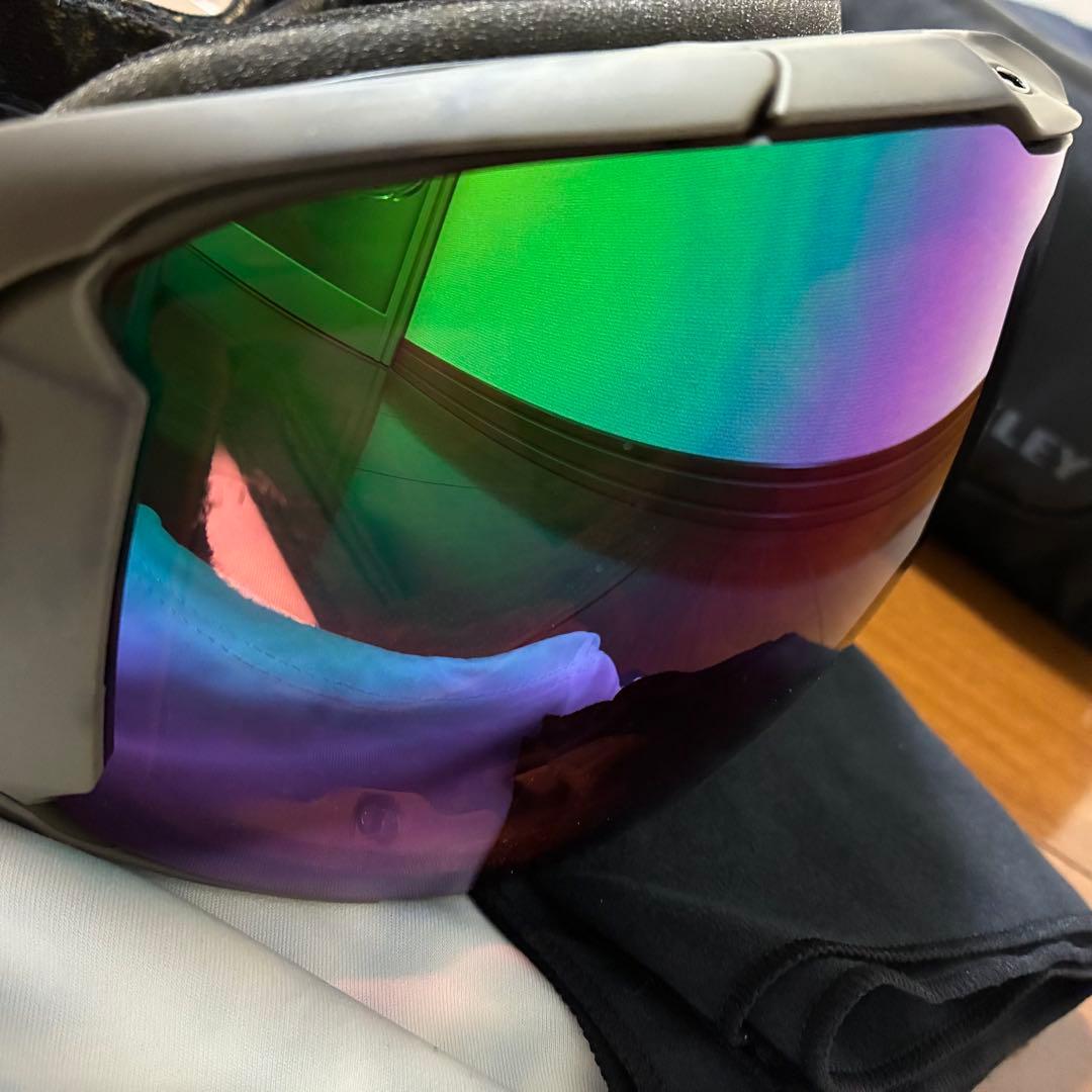 【極美品】 OAKLEY ゴーグル XL プリズムレンズ　エアブレイク ミラー