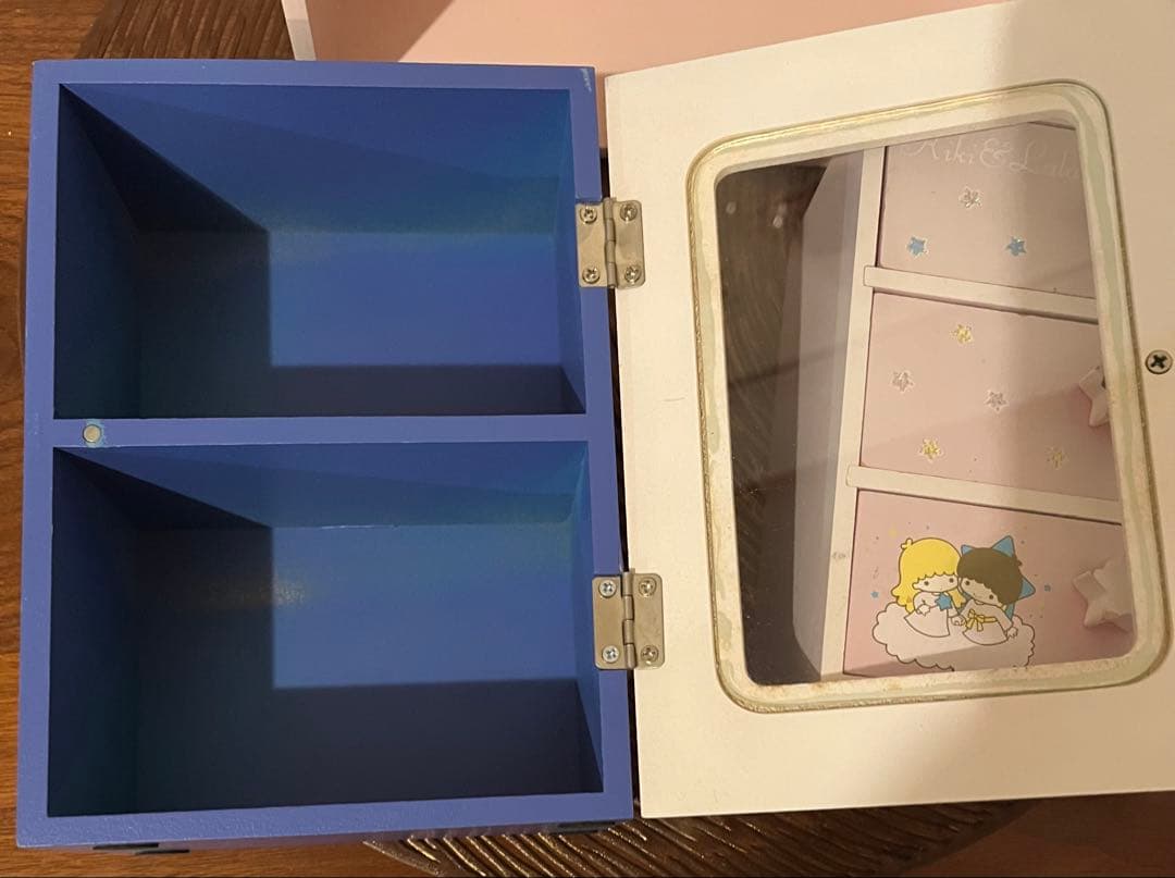 リトルツインスターズ キキララ 木製チェスト ピンク サンリオ