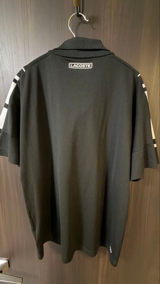 LACOSTE ブラック ポロシャツ Lサイズ