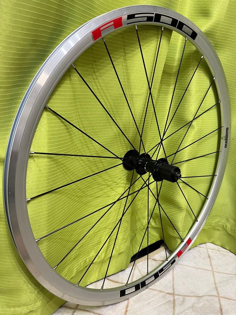 パーツ Shimano R500 WH-501 SILVER Front & Rear