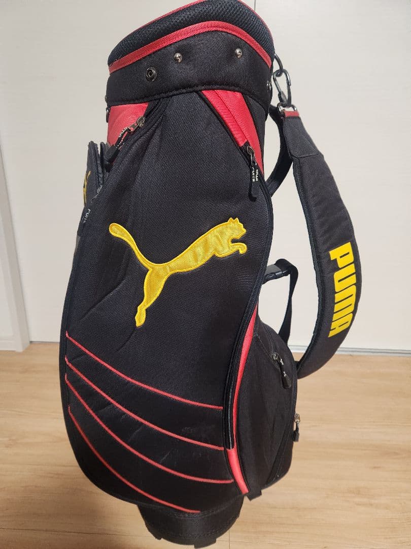 PUMA ゴルフバッグ・キャディバッグ 黒/赤