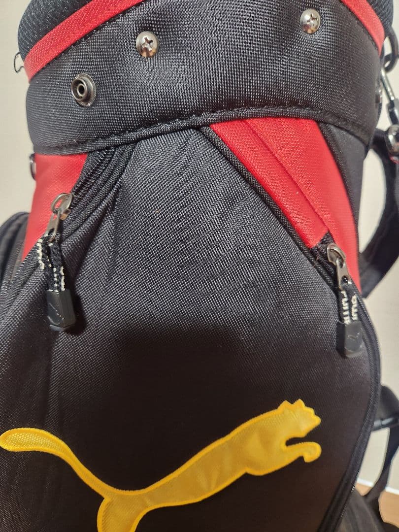 PUMA ゴルフバッグ・キャディバッグ 黒/赤