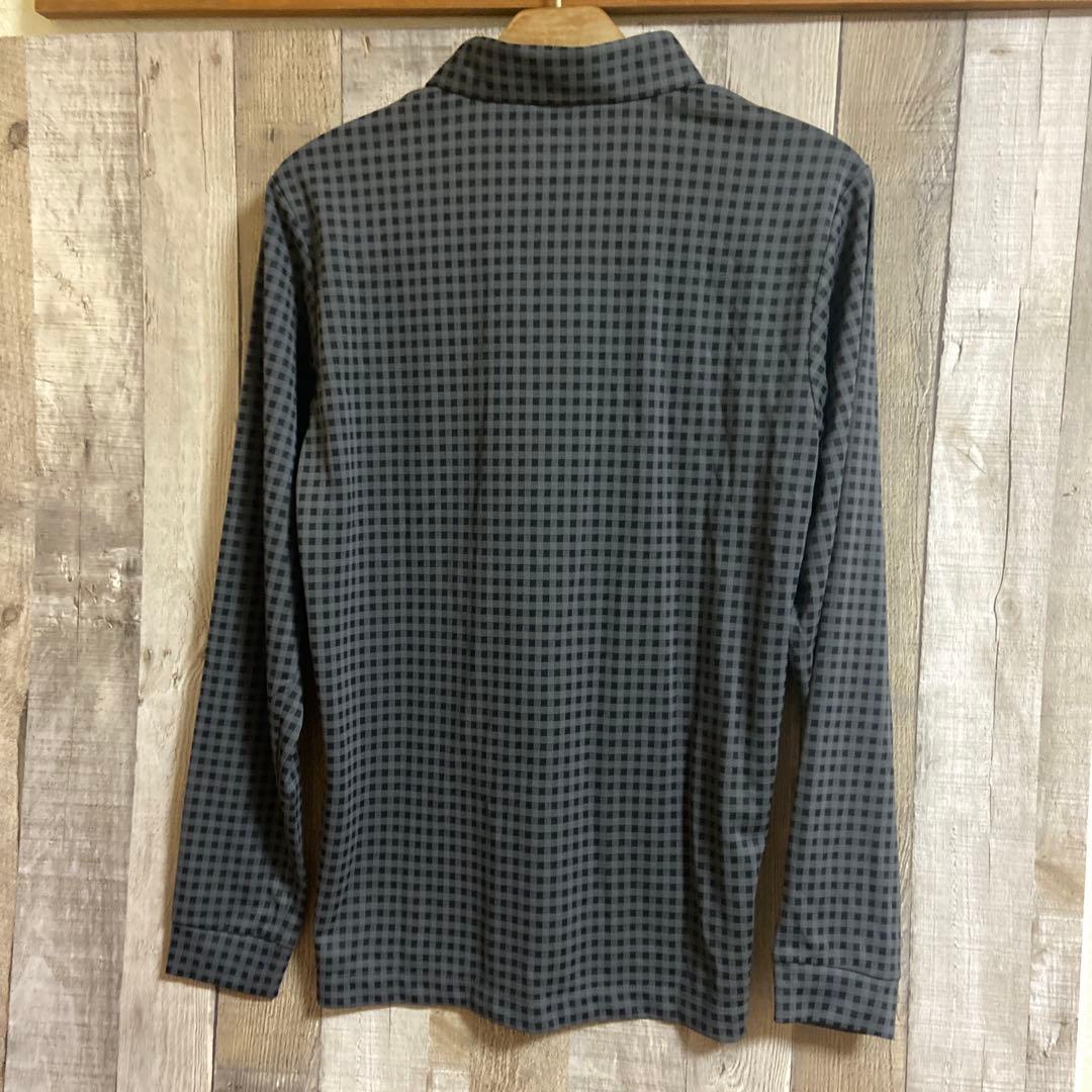 【新品】Titleistタイトリスト　チェック　ストレッチシャツ　ゴルフウェアM