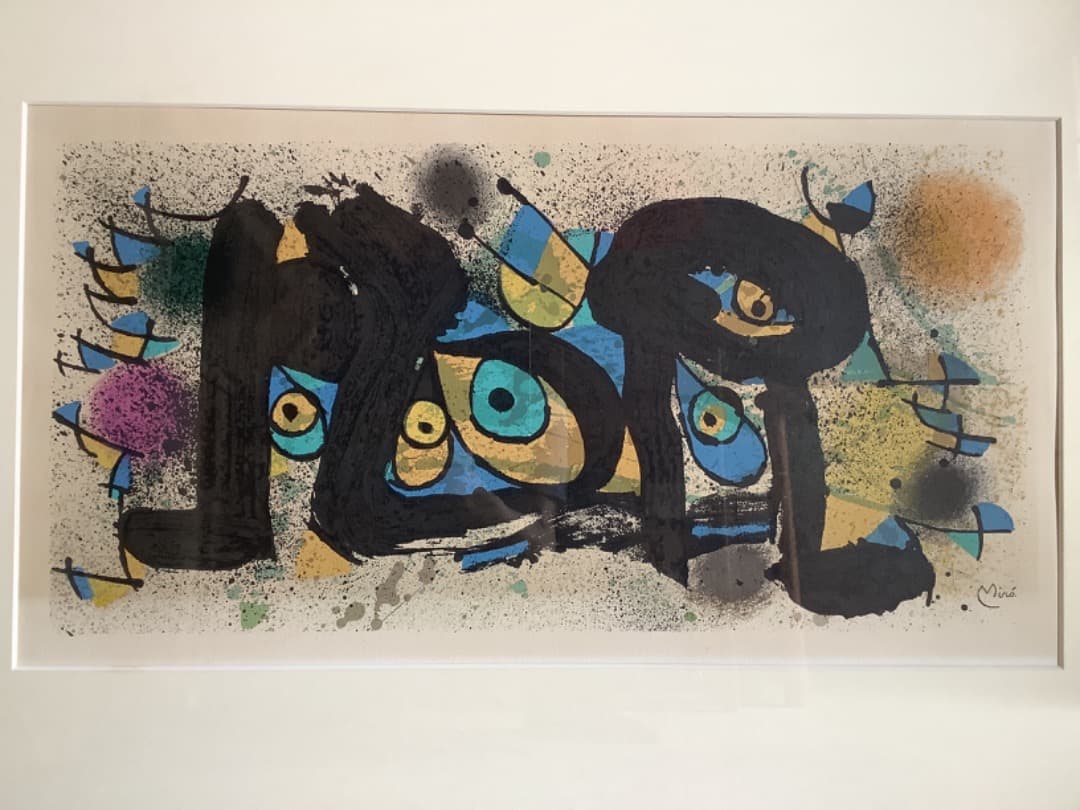 ジョアンミロ　リトグラフ「SCULPTURE」