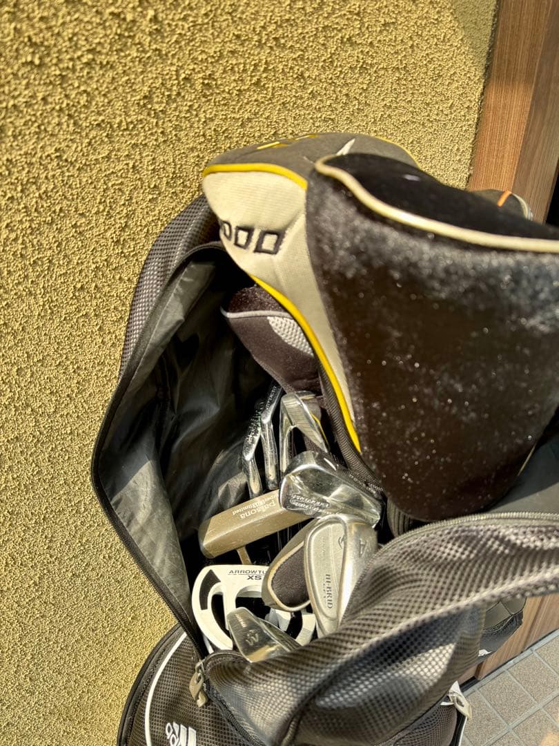 adidas ゴルフ キャディバッグ 黒/白➕オマケつき