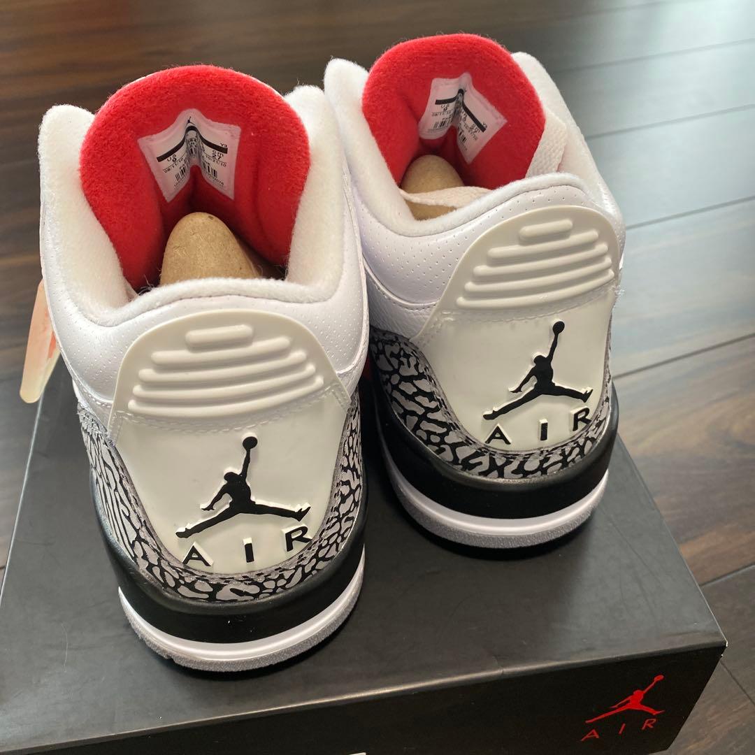 Air Jordan 3 ホワイト/レッド