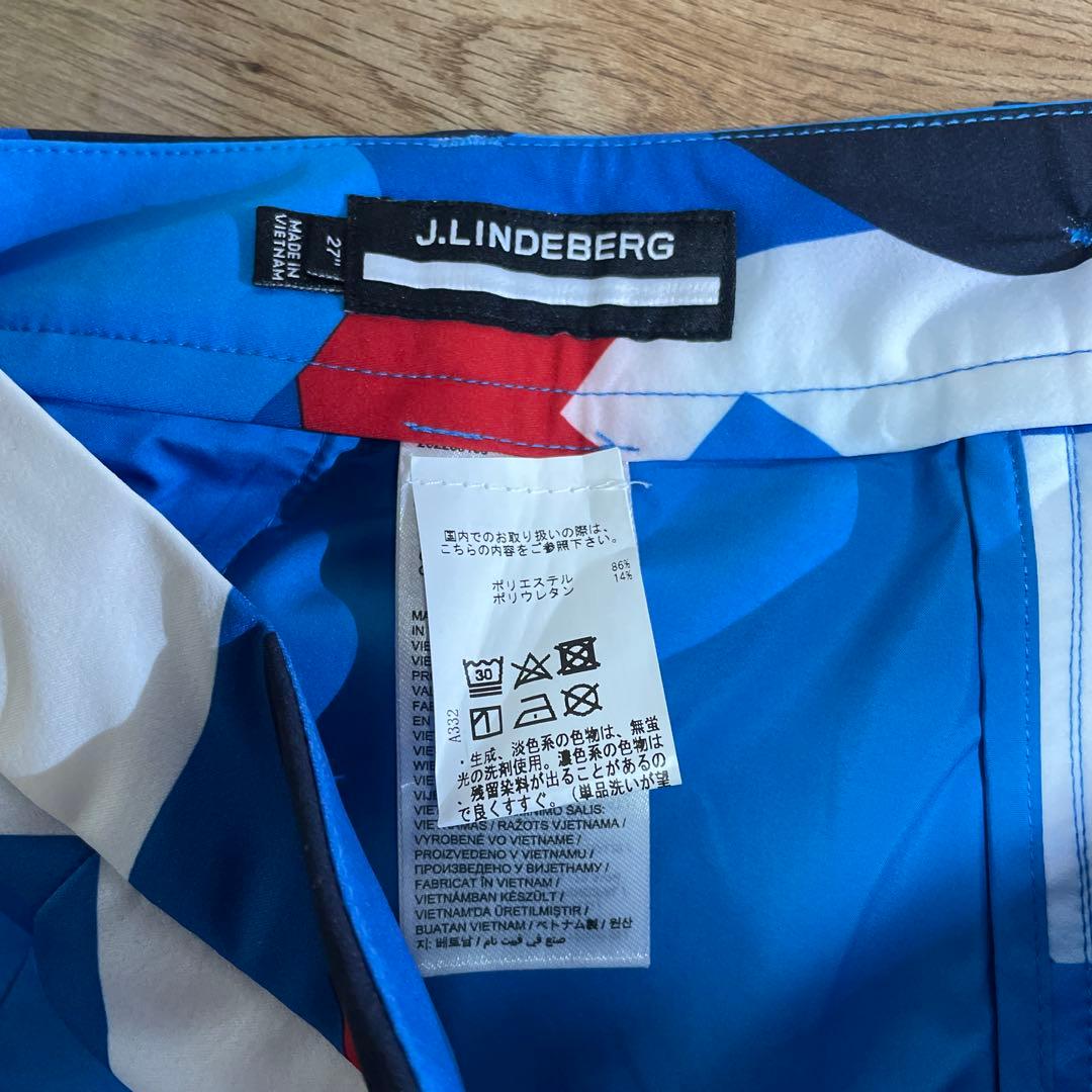 J.LINDEBERG レディースパンツ 27サイズ 幾何学模様