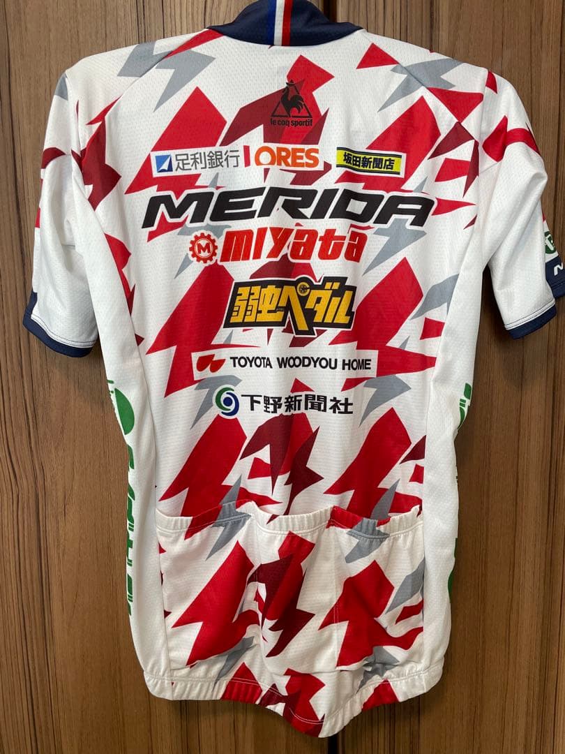【ルコック】宇都宮ブリッツェンチームレプリカ　サイクルジャージ　メンズ　L