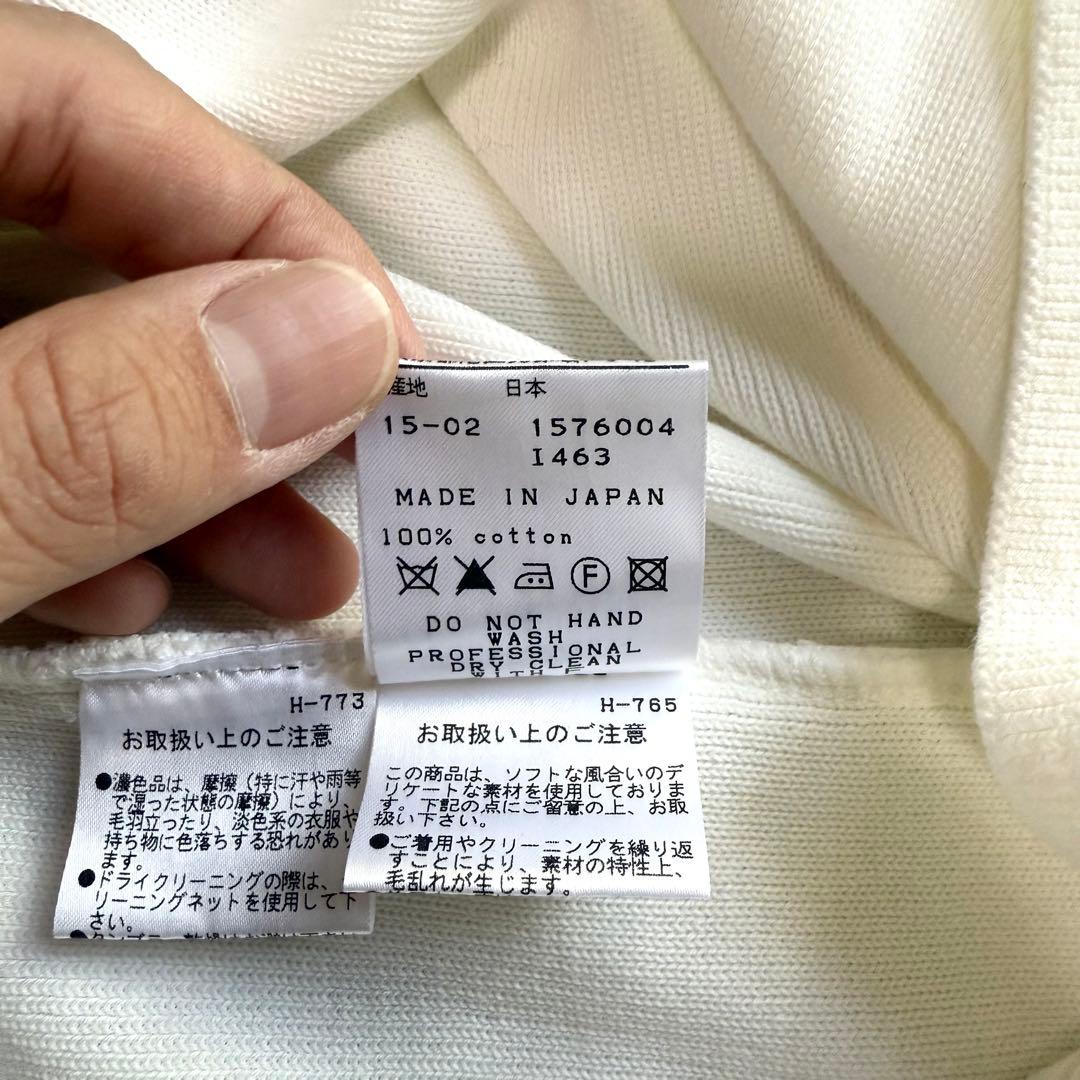 新品 PEARLY GATES Vネック セーター ニット 4 ホワイト ブルー