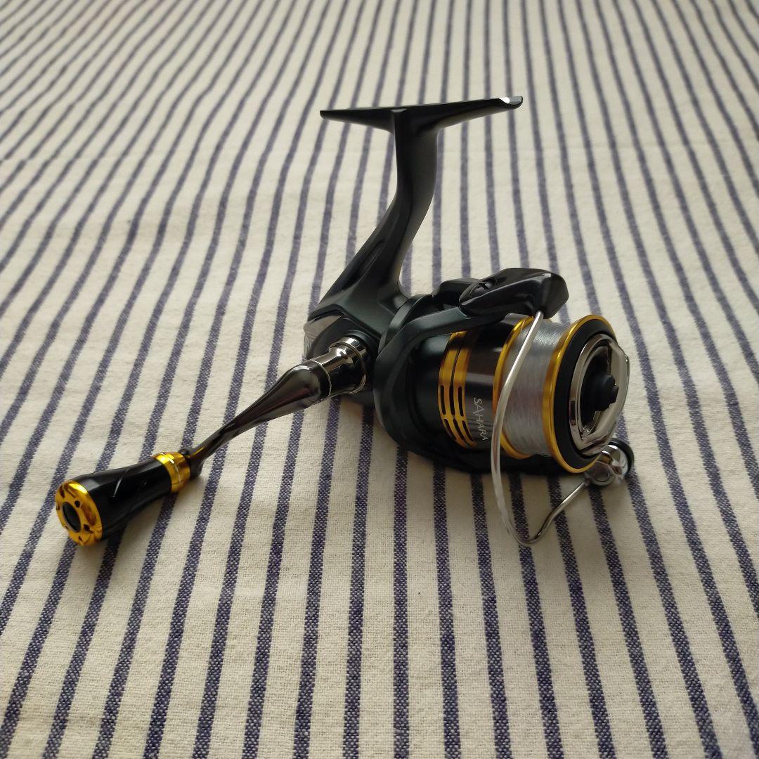 シマノ　サハラ1000　ラインローラーBB×1　ゴメクサスハンドル&スタンド付
