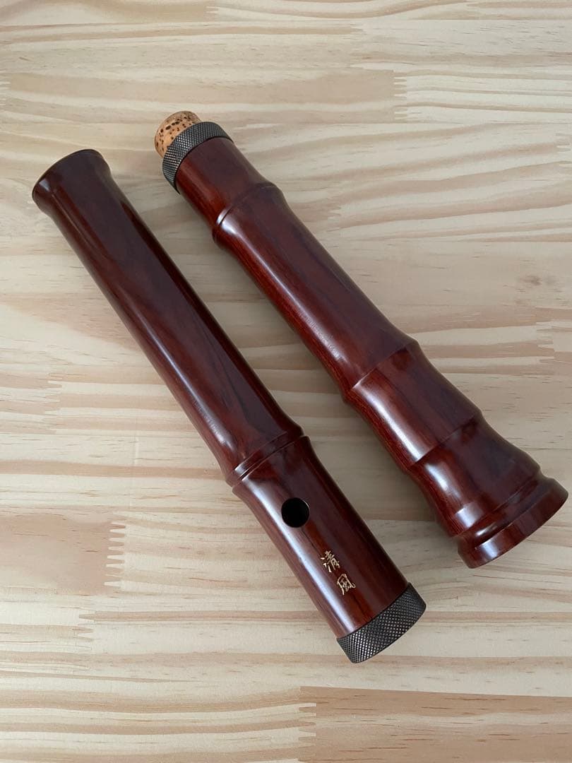 ☆美品☆尺八清風•洋花林/琴古流•尺五寸管☆