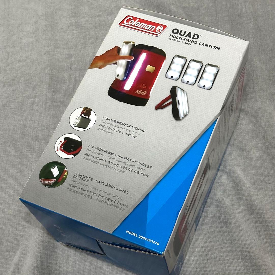 【新品】COLEMAN コールマン クアッド マルチパネル ランタン LED