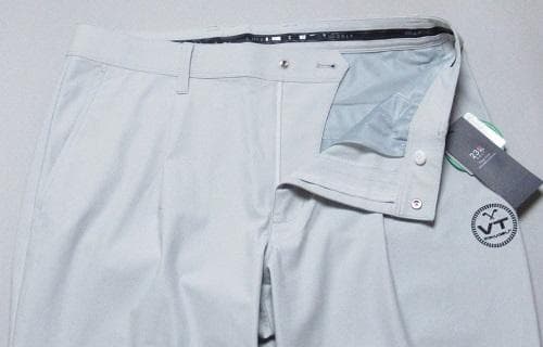 新品 23区GOLF　春夏 ストレッチ 1タックテーパードパンツ/W90