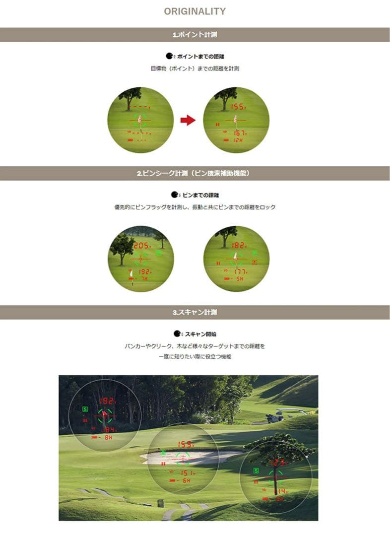 Shot Navi GR Leo ゴルフ用距離計