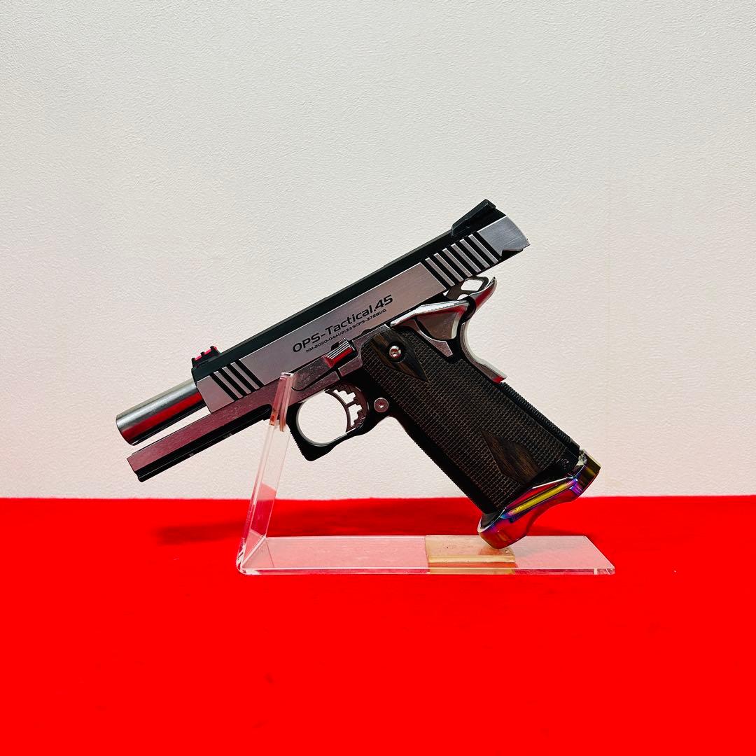 東京マルイ　ハイキャパカスタム　デュアルステンレス　ガスブロ