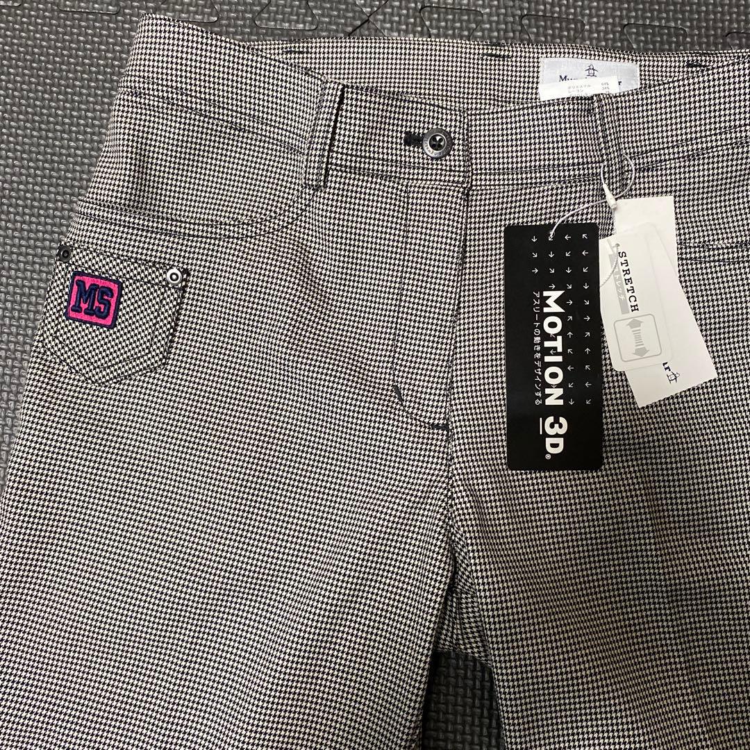 新品　マンシングウェア munsingwear パンツ　スラックス　千鳥柄