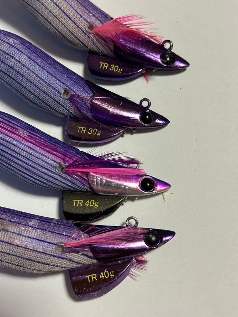 ダートマックTR 30g 40g パープル系4個セット