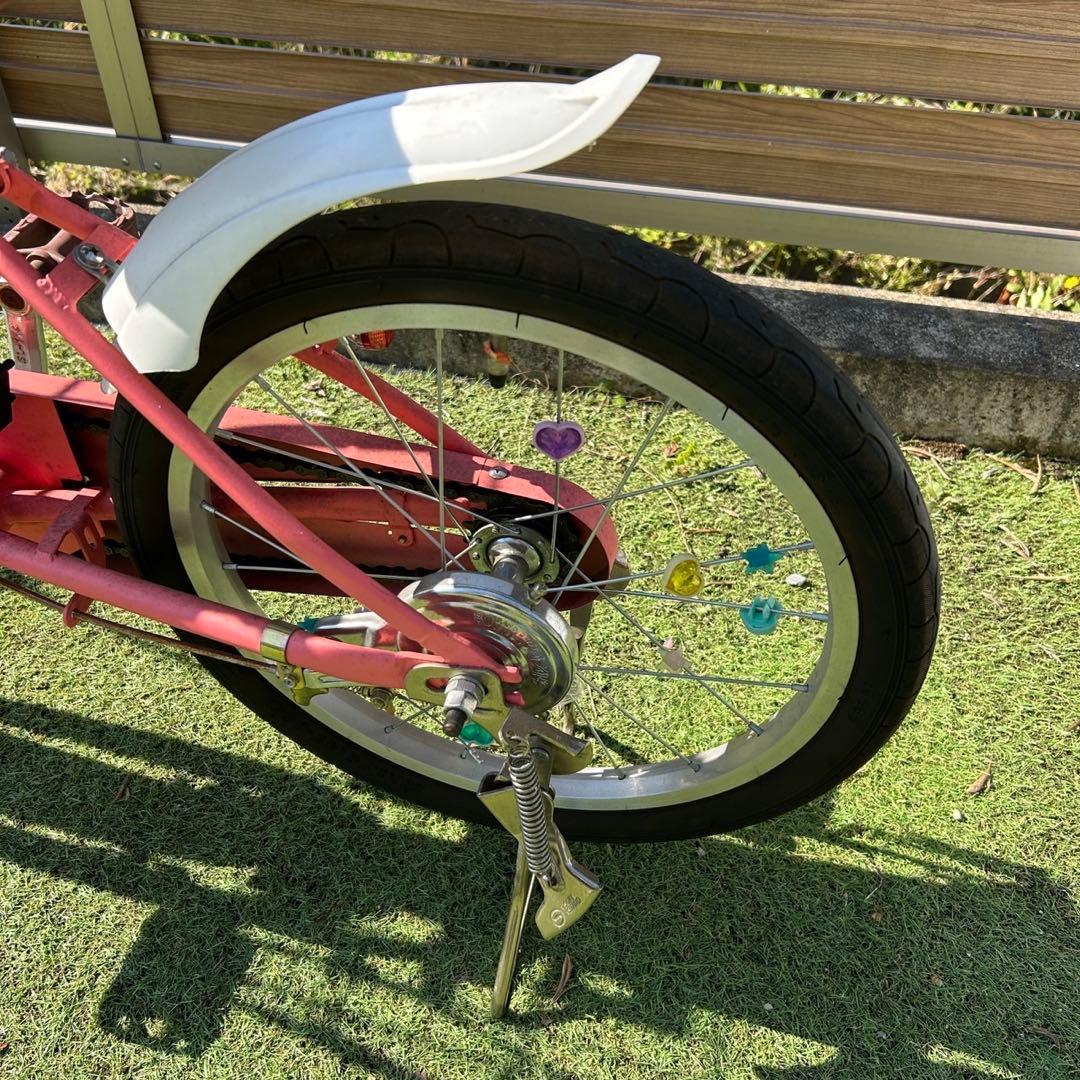 an design works 子供用自転車 ピンク18インチ