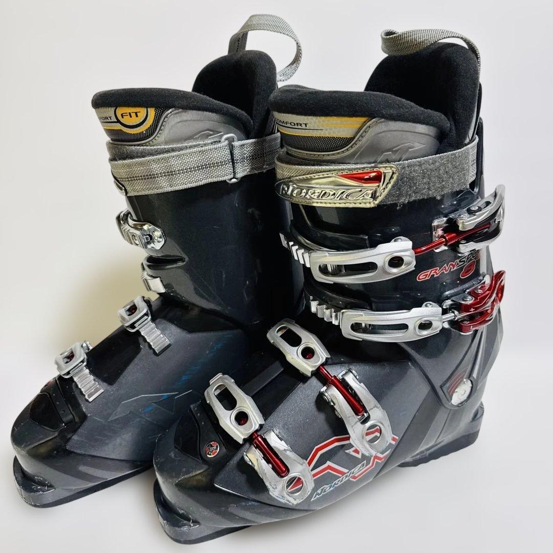 26cm スキーブーツNordica Gran Sport 8 グレー初心者
