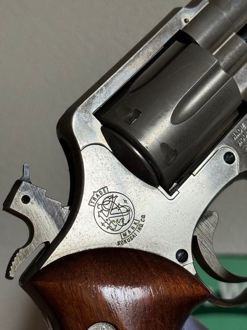 コクサイ S&W M10 FBIスペシャル 木製グリップ モデルガン リボルバー