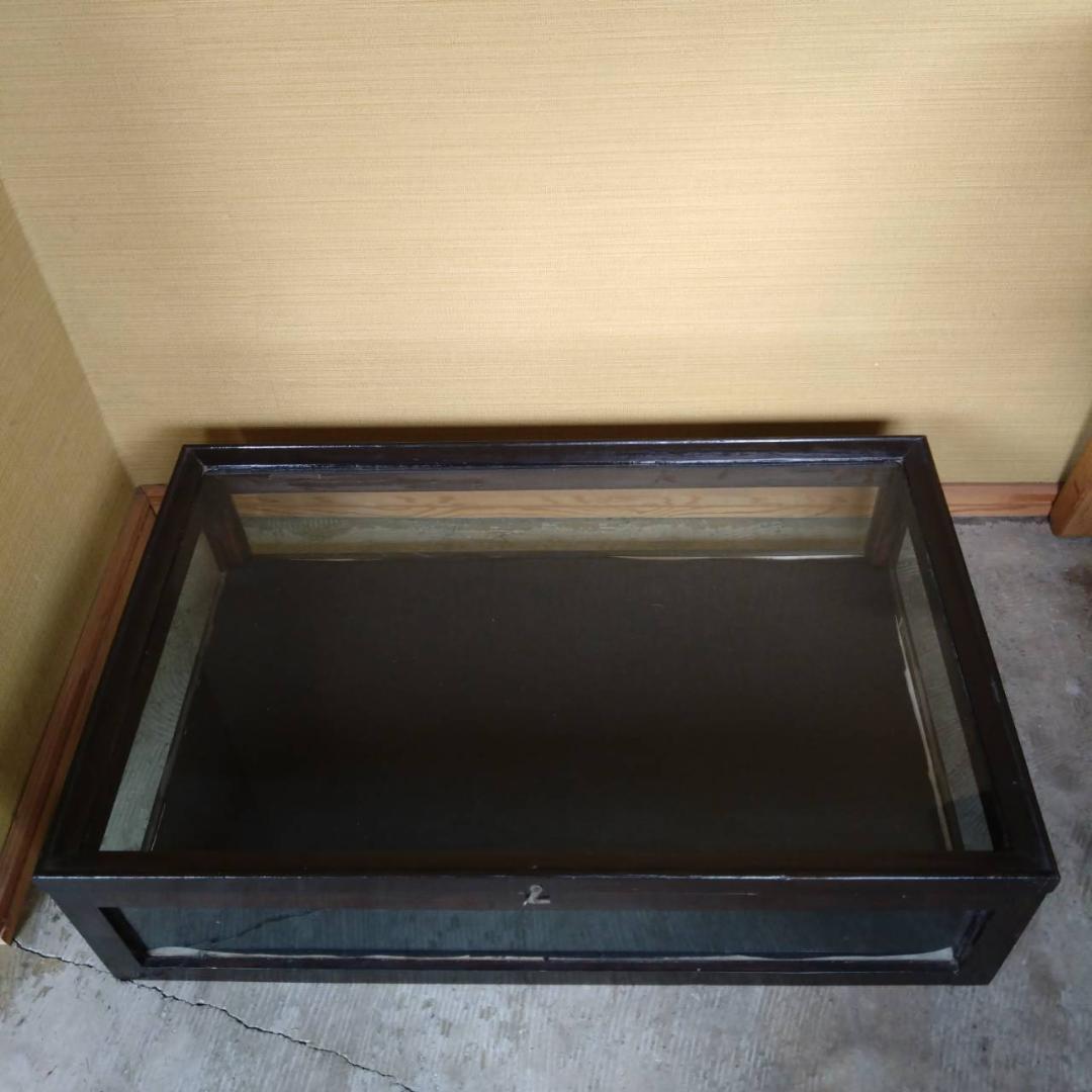 木枠　ガラスケース　アクセサリーケース　大